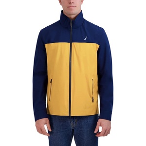 Nautica Men’s Golf Jacket – Casual Wear Windbreaker Jacket, Regular, Big & Tall Sizes(Mimosa Navy)