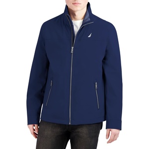Nautica Men’s Golf Jacket – Casual Wear Windbreaker Jacket, Regular, Big & Tall Sizes(Night Blue)