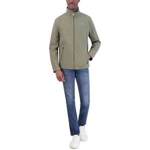 Nautica Men’s Golf Jacket – Casual Wear Windbreaker Jacket, Regular, Big & Tall Sizes(Olive)