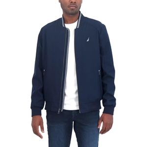 Nautica Men’s Lightweight Bomber Jacket – Wind & Water-Resistant, Regular, Big & Tall Sizes(Blue)