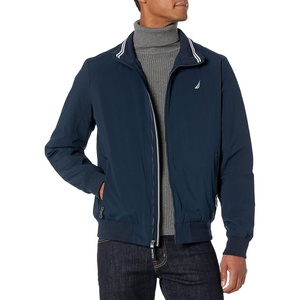 Nautica Men’s Lightweight Bomber Jacket – Wind/Water-Resistant, Regular, Big & Tall Sizes(Denim)