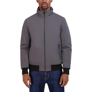 Nautica Men’s Lightweight Bomber Jacket – Wind/Water-Resistant, Regular, Big & Tall Sizes(Metal Grey)