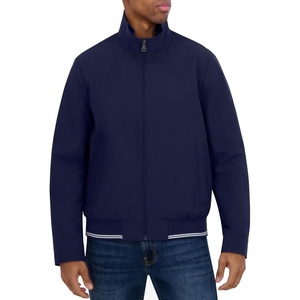 Nautica Men’s Lightweight Bomber Jacket – Wind/Water-Resistant, Regular, Big & Tall Sizes(Navy Seas)