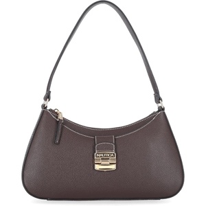 Nautica Voyager Hobo Bag for Women, Vegan Leather Women’s Purse, Large Shoulder Handbag with Zipper Closure(Espresso)