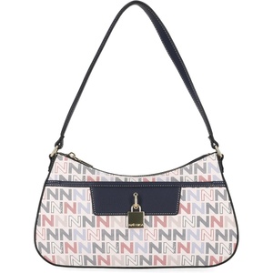 Nautica Voyager Hobo Bag for Women, Vegan Leather Women’s Purse, Large Shoulder Handbag with Zipper Closure(Indigo Multi)