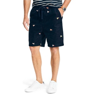 Nautica Men’s 7″ Printed Corduroy Short(Navy)