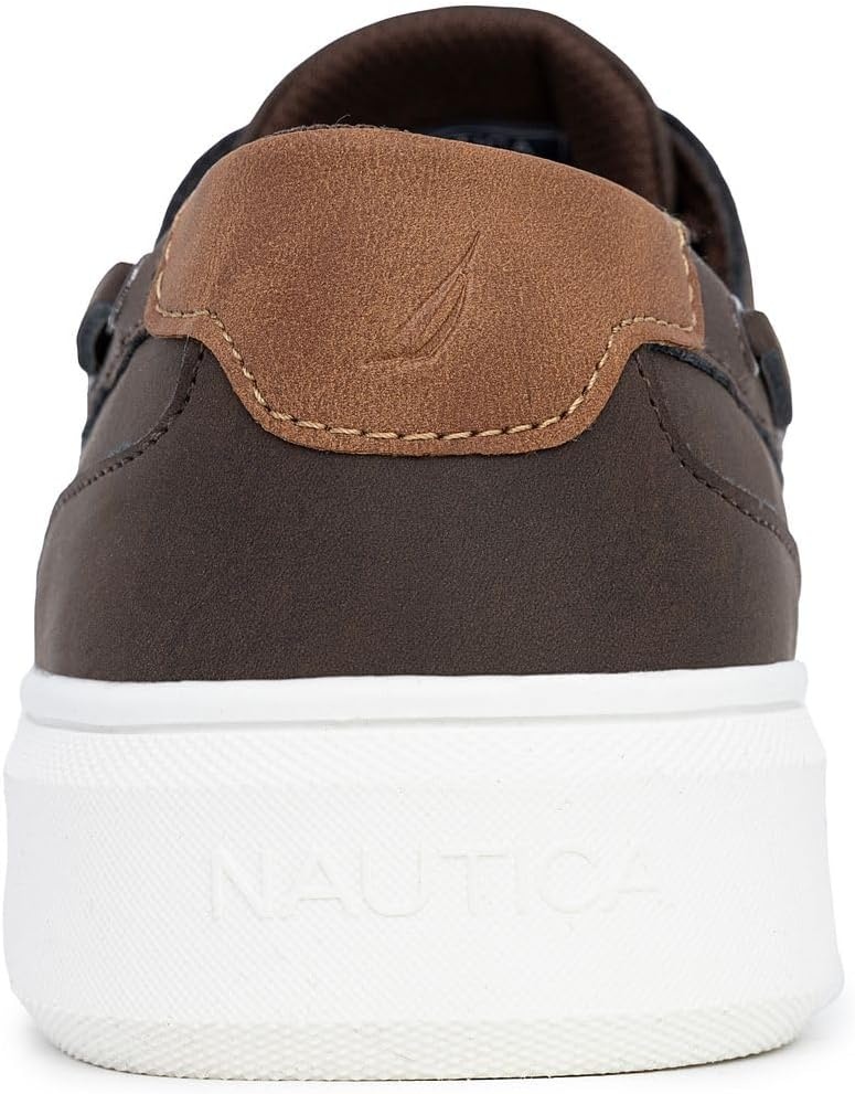 image:imageNAUTICA Mens LaceUp Boat Shoe Casual Loafers Comfort Sneaker Walking MoccasinBrownankar