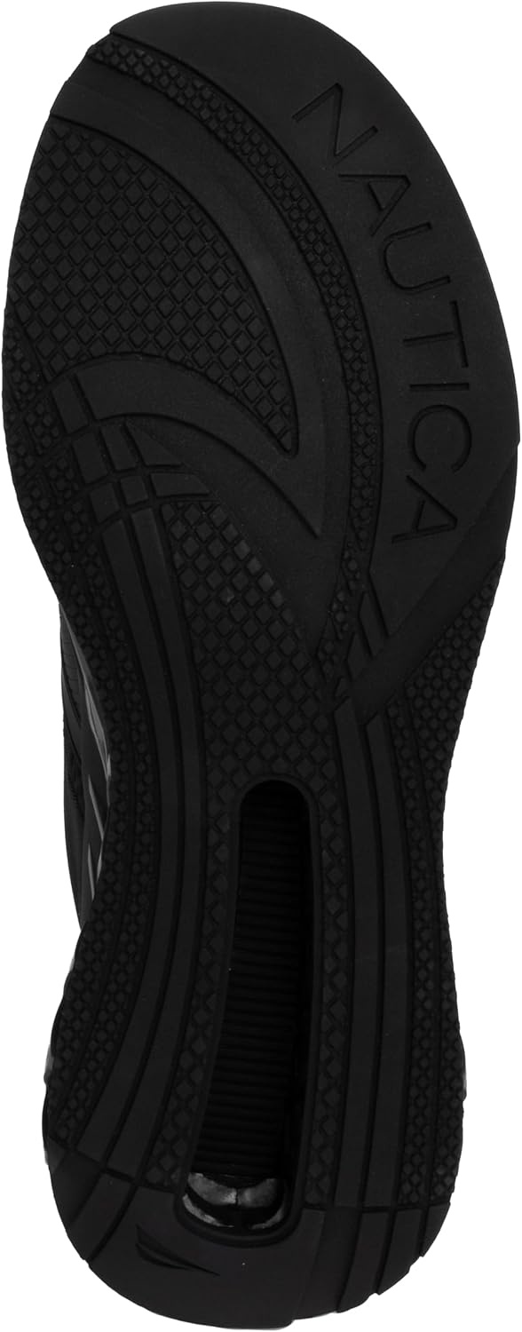 image:imageNautica Mens Casual Fashion Sneakers Lightweight LaceUp Athletic Walking Shoes for Gym amp Tennis ComfortableBlack Redlomari