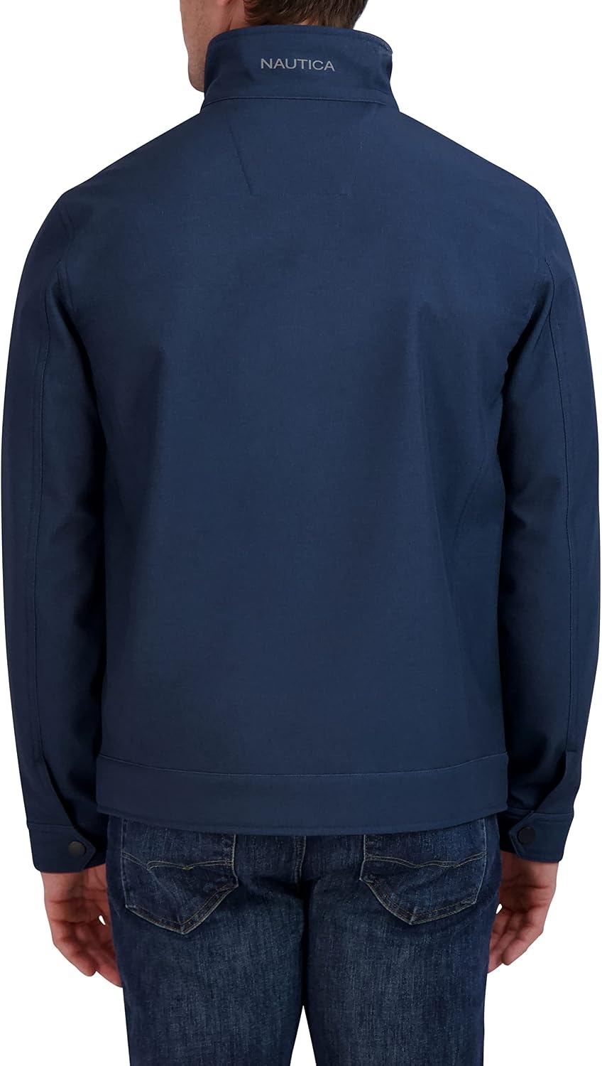 image:imageNautica Mens Golf Jacket Casual Wear Windbreaker Jacket Regular Big amp Tall SizesHeather Blue