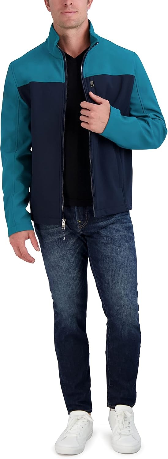 image:imageNautica Mens Golf Jacket Casual Wear Windbreaker Jacket Regular Big amp Tall SizesNavy Blue