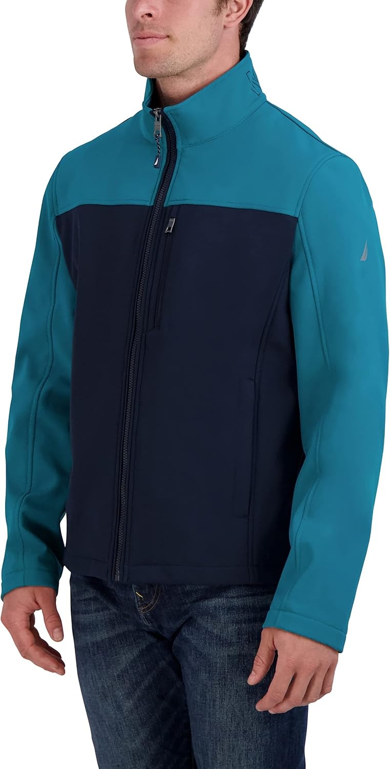 image:imageNautica Mens Golf Jacket Casual Wear Windbreaker Jacket Regular Big amp Tall SizesNavy Blue