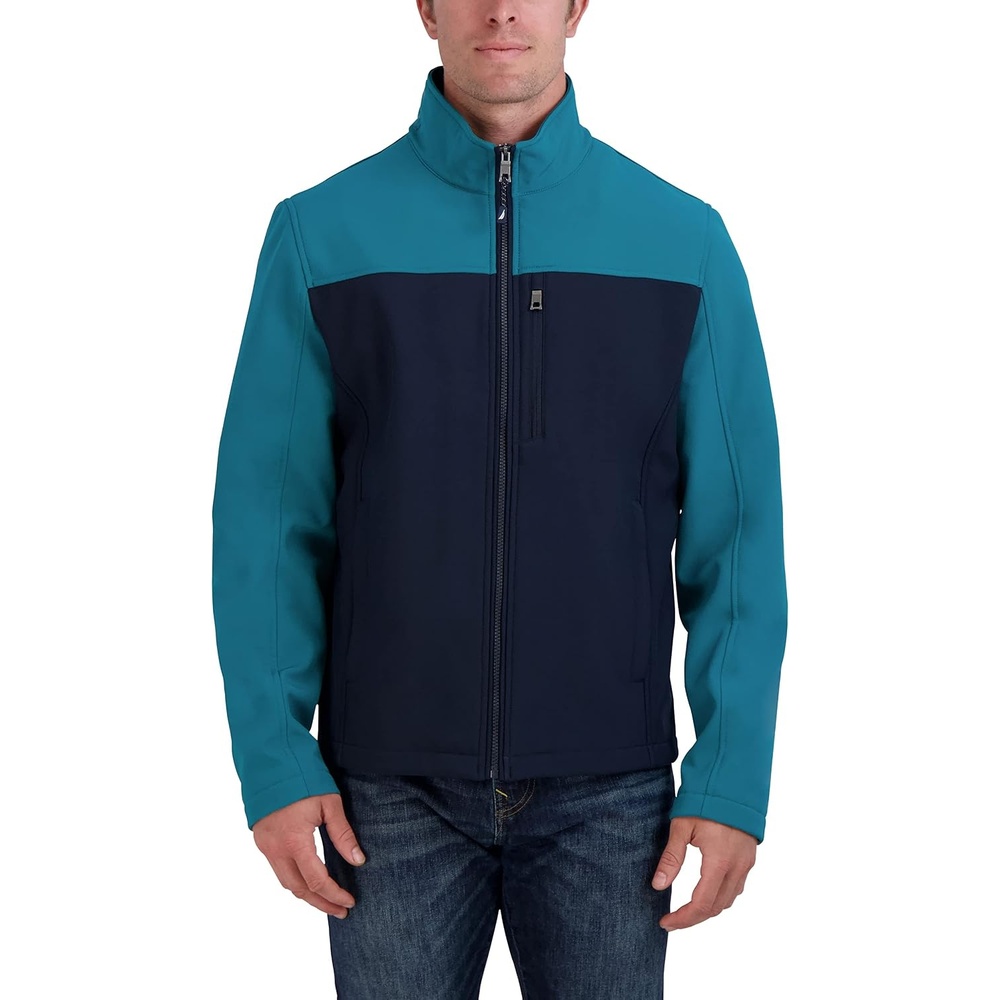 image:imageNautica Mens Golf Jacket Casual Wear Windbreaker Jacket Regular Big amp Tall SizesNavy Blue