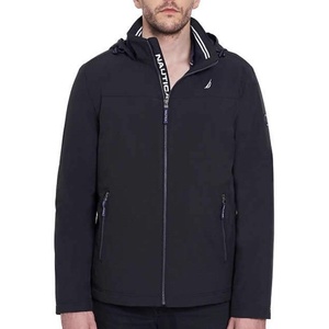 Nautica Men’s Golf Jacket – Casual Wear Windbreaker Jacket, Regular, Big & Tall Sizes(Caviar Black)