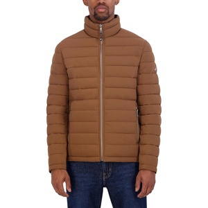 Nautica Men’s Reversible Quilted Puffer Jacket –Midweight Mechanical Stretch Winter Coat(Coco)