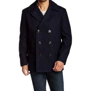 Nautica Men’s Wool Blend Peacoat – Double-Breasted Winter Coat, Regular, Big & Tall Sizes(Nvy)