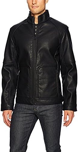 image:imageNautica Mens Wool Blend Lightweight Insulated Jacket Printed Daimond Quilted InteriorCaviar