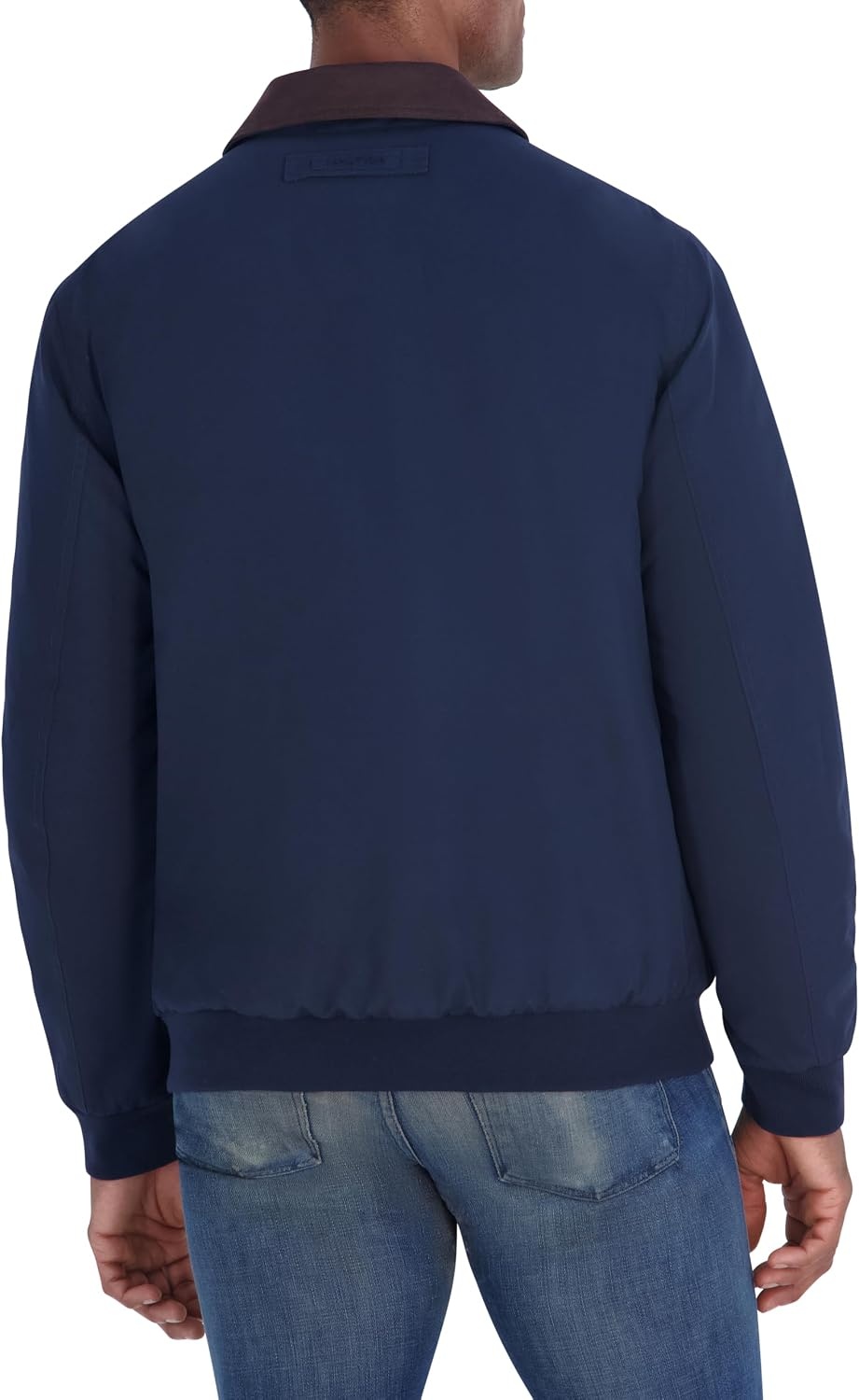 image:imageNautica Mens Heritage Shirt Collar Jacket Water Resistant Zip Front Plaid Lined Casual CoatNavy