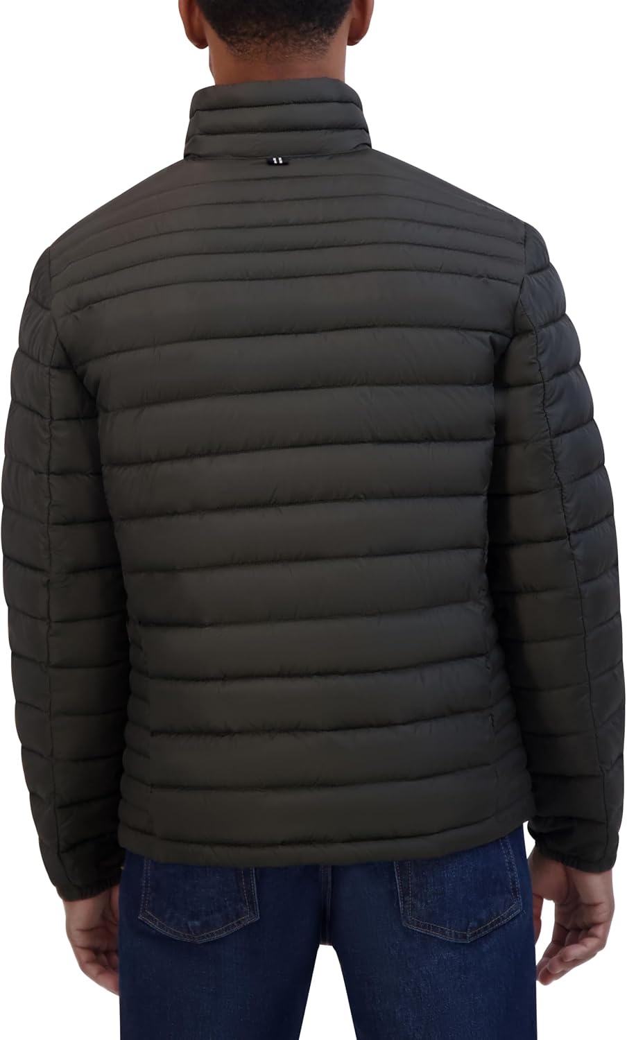 image:imageNautica Mens Lightweight Quilted Jacket Water Resistant Zip Front Transitional CoatBlack