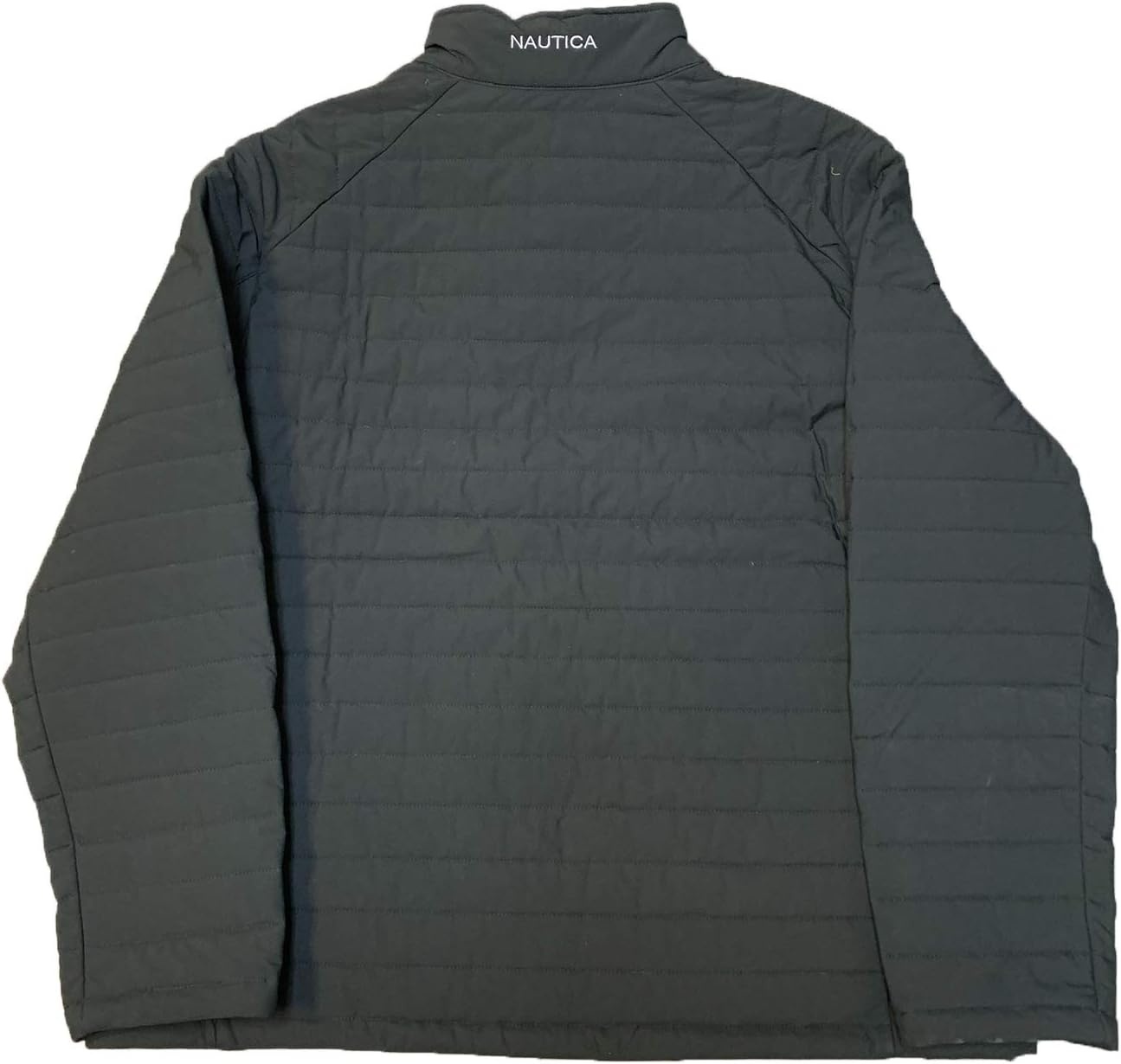image:imageNautica Mens Lightweight Quilted Puffer Jacket Full Zip Transitional OuterwearRaven