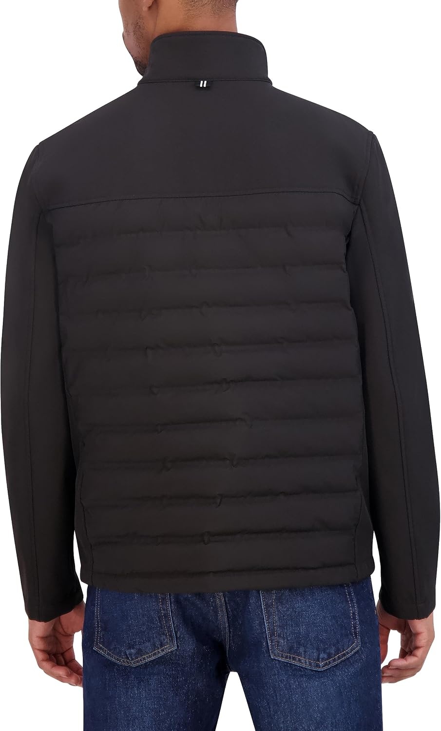 image:imageNautica Mens Lightweight Softshell Jacket Bonded Fleece Lining Regular Big amp Tall SizesSable