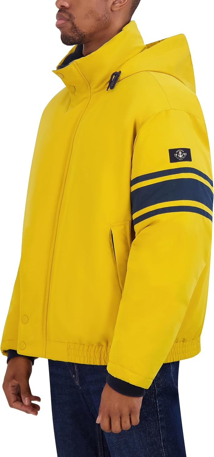 image:imageNautica Mens Vintage Bomber JacketMustard