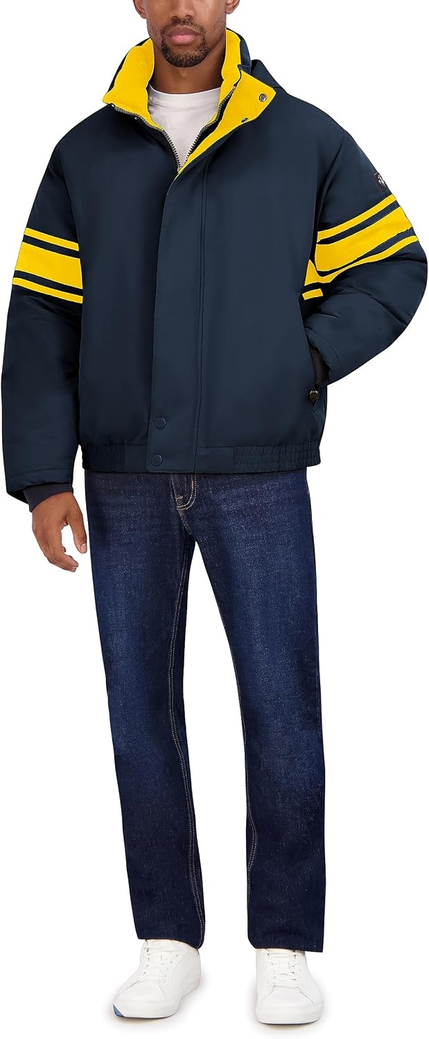 image:imageNautica Mens Vintage Bomber JacketNavy