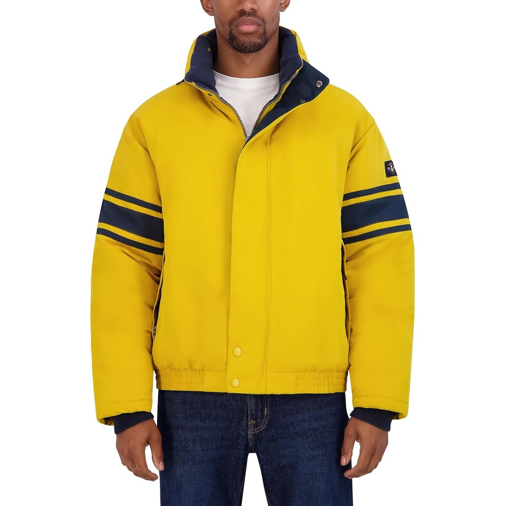 image:imageNautica Mens Vintage Bomber JacketMustard