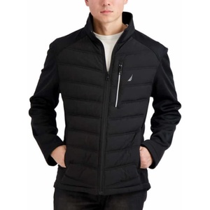 Nautica Men’s Lightweight Softshell Jacket – Bonded Fleece Lining, Regular, Big & Tall Sizes(Jet)