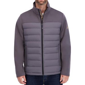 Nautica Men’s Lightweight Softshell Jacket – Bonded Fleece Lining, Regular, Big & Tall Sizes(Metal Grey)