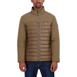 Nautica Men’s Lightweight Softshell Jacket – Bonded Fleece Lining, Regular, Big & Tall Sizes(Otter)