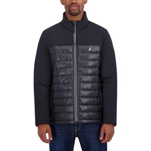 Nautica Men’s Lightweight Softshell Jacket – Bonded Fleece Lining, Regular, Big & Tall Sizes(Pitch)