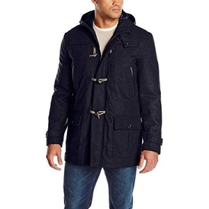Nautica Men’s Wool Blend Peacoat – Double-Breasted Winter Coat, Regular, Big & Tall Sizes(Blue Cobalt)