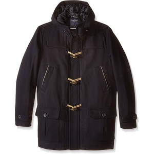 Nautica Men’s Wool Blend Peacoat – Double-Breasted Winter Coat, Regular, Big & Tall Sizes(Older Navy)