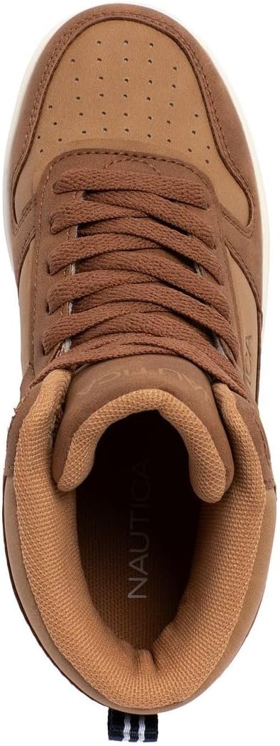 image:imageNautica Kids Boys and Girls High Top Shoe Casual Fashion Basketball Boot Sneakers Big KidLittle Kid Sizes HorizonTansirie