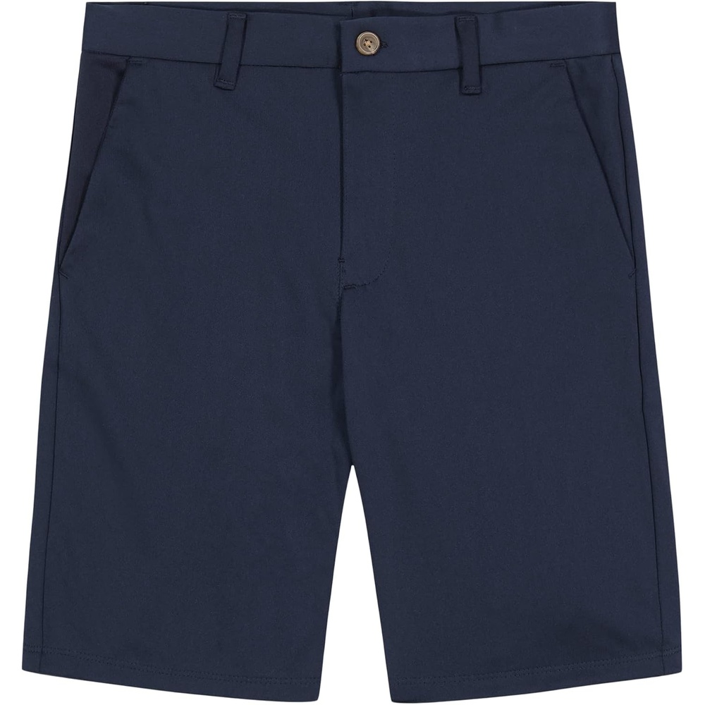 image:imageNautica Boys School Uniform Flat Front Twill ShortNavy Knit