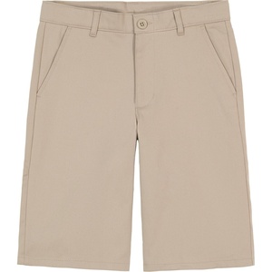 Nautica Boys’ School Uniform Flat Front Twill Short(Khaki)