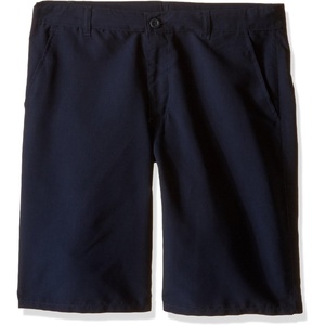 Nautica Boys’ School Uniform Performance Khaki Shorts, Moisture Wicking(Navy)