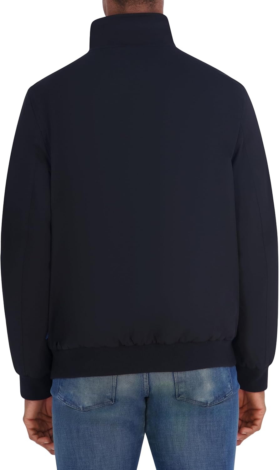 image:imageNautica Mens Fleece Lined Bomber Jacket Water Resistant Zip Front Casual CoatBlack