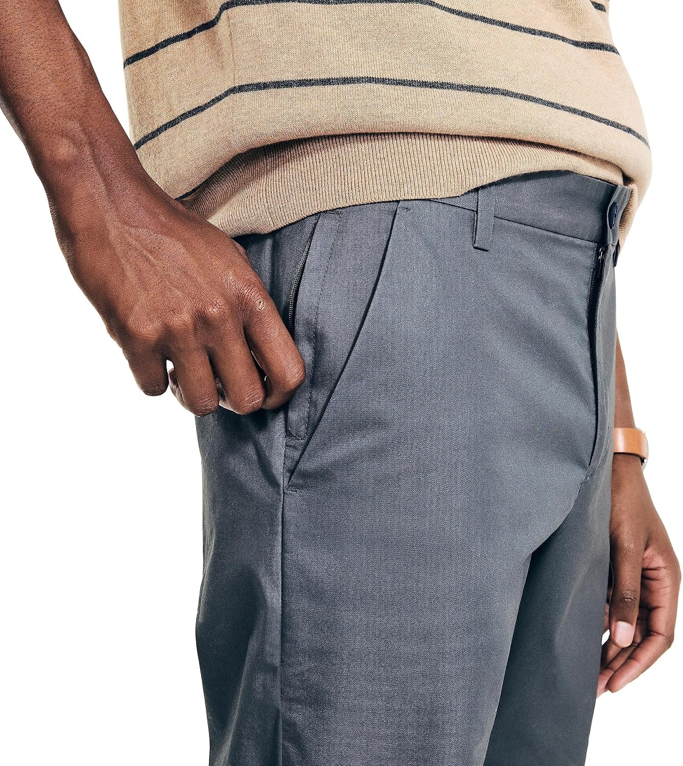 image:imageNautica Mens Nautica Navtech Slim Fit PantCarbon