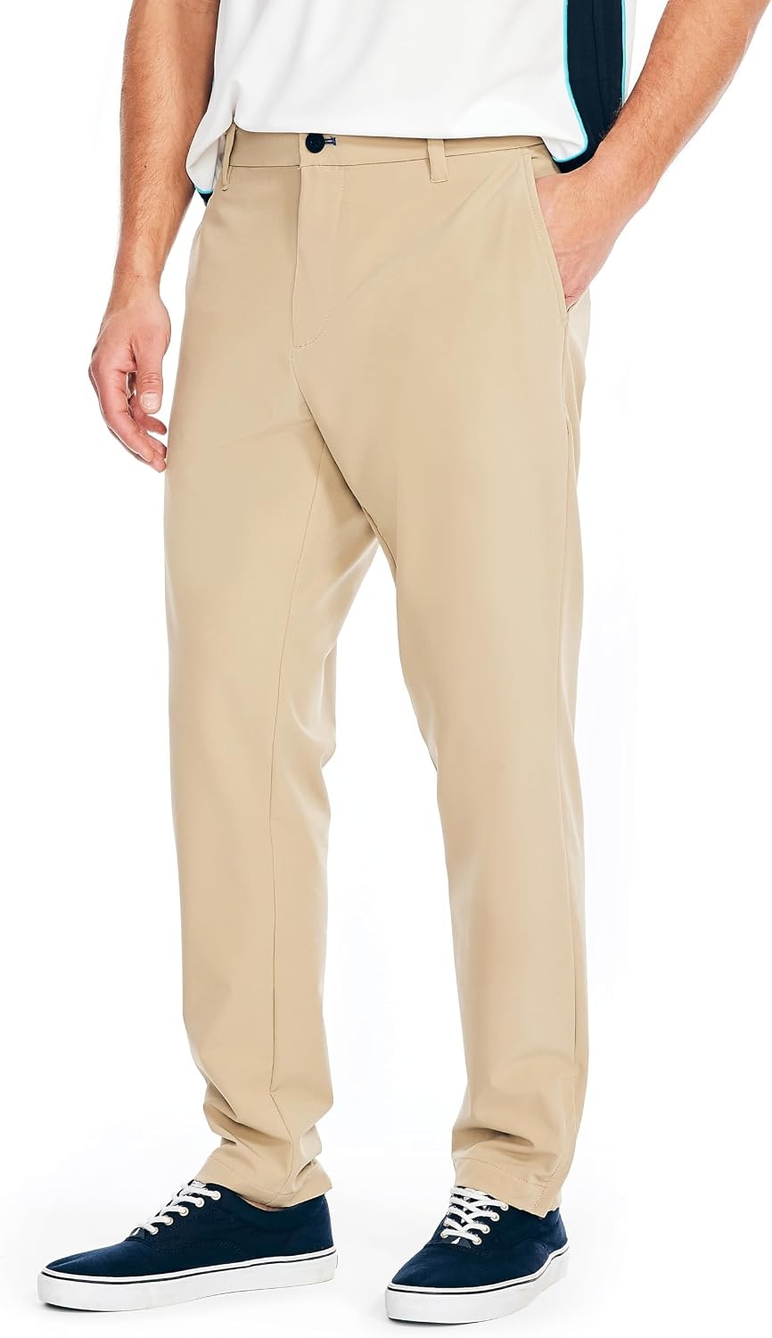 image:imageNautica Mens Nautica Navtech Slim Fit PantMilitary Tan
