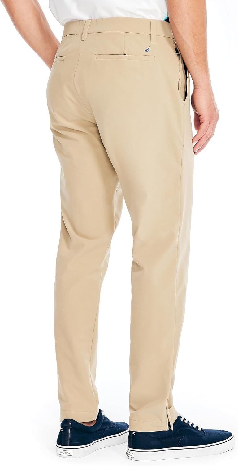image:imageNautica Mens Nautica Navtech Slim Fit PantMilitary Tan