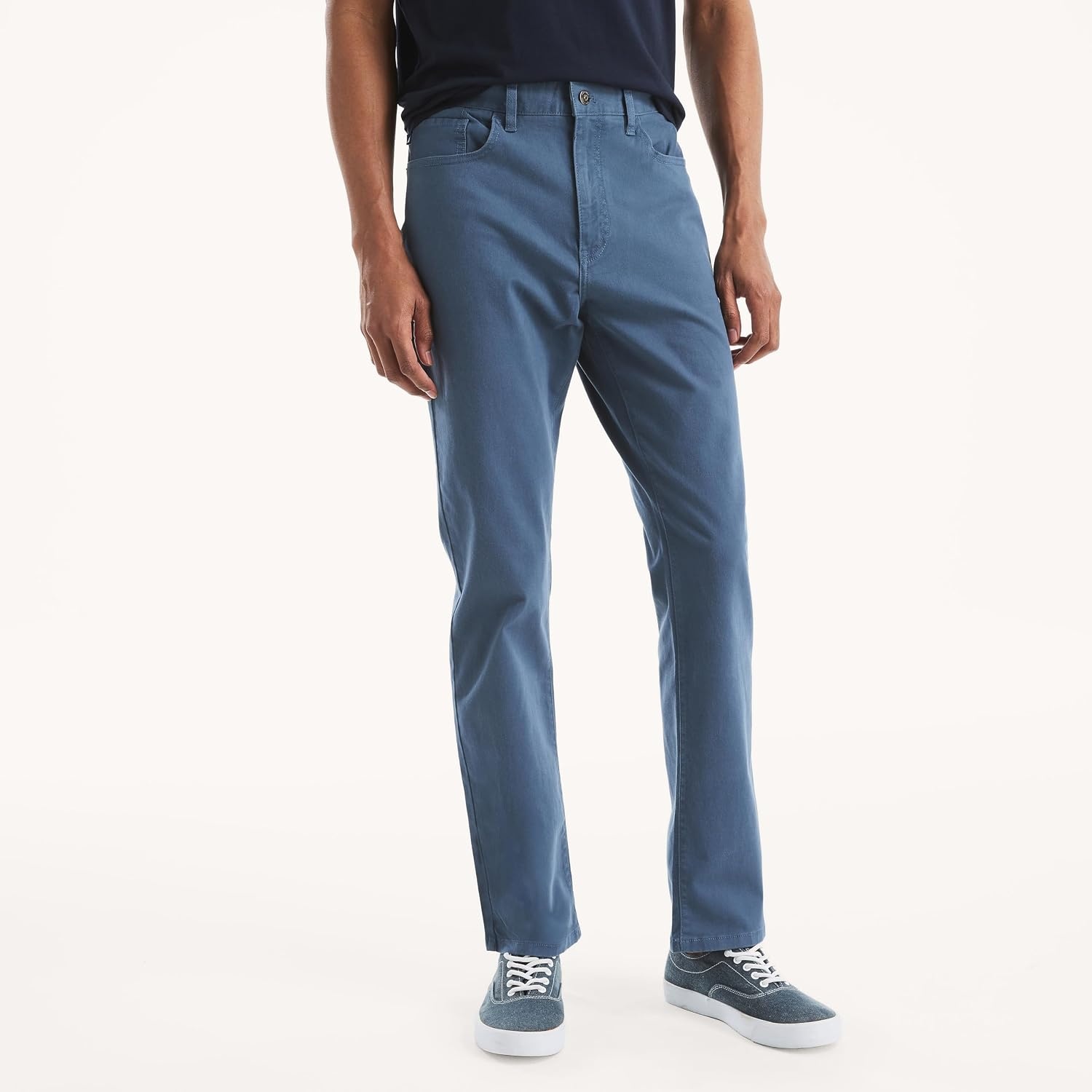 image:imageNautica Mens Straight Fit Stretch Performance PantPrinceton Blue