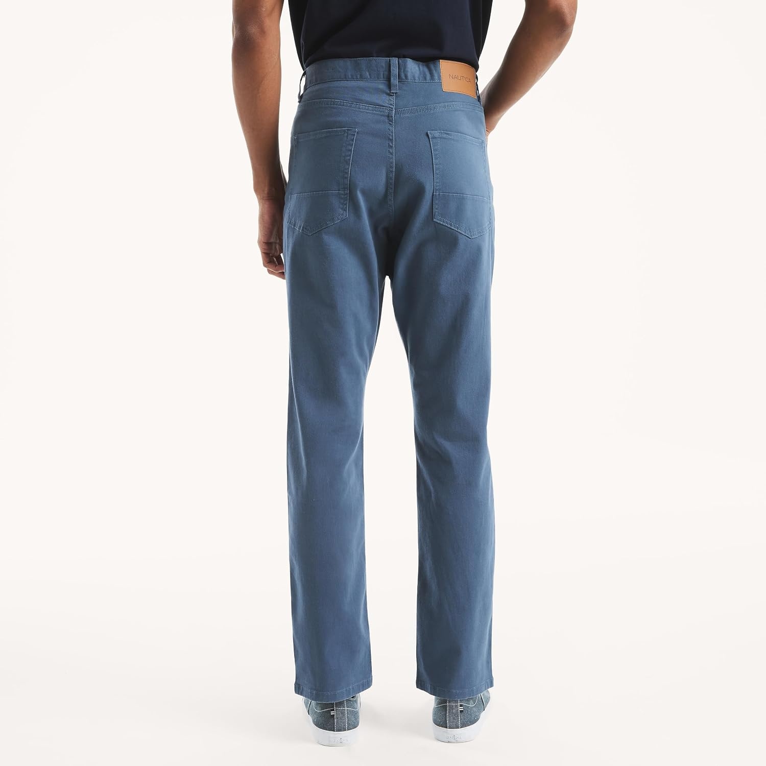 image:imageNautica Mens Straight Fit Stretch Performance PantPrinceton Blue