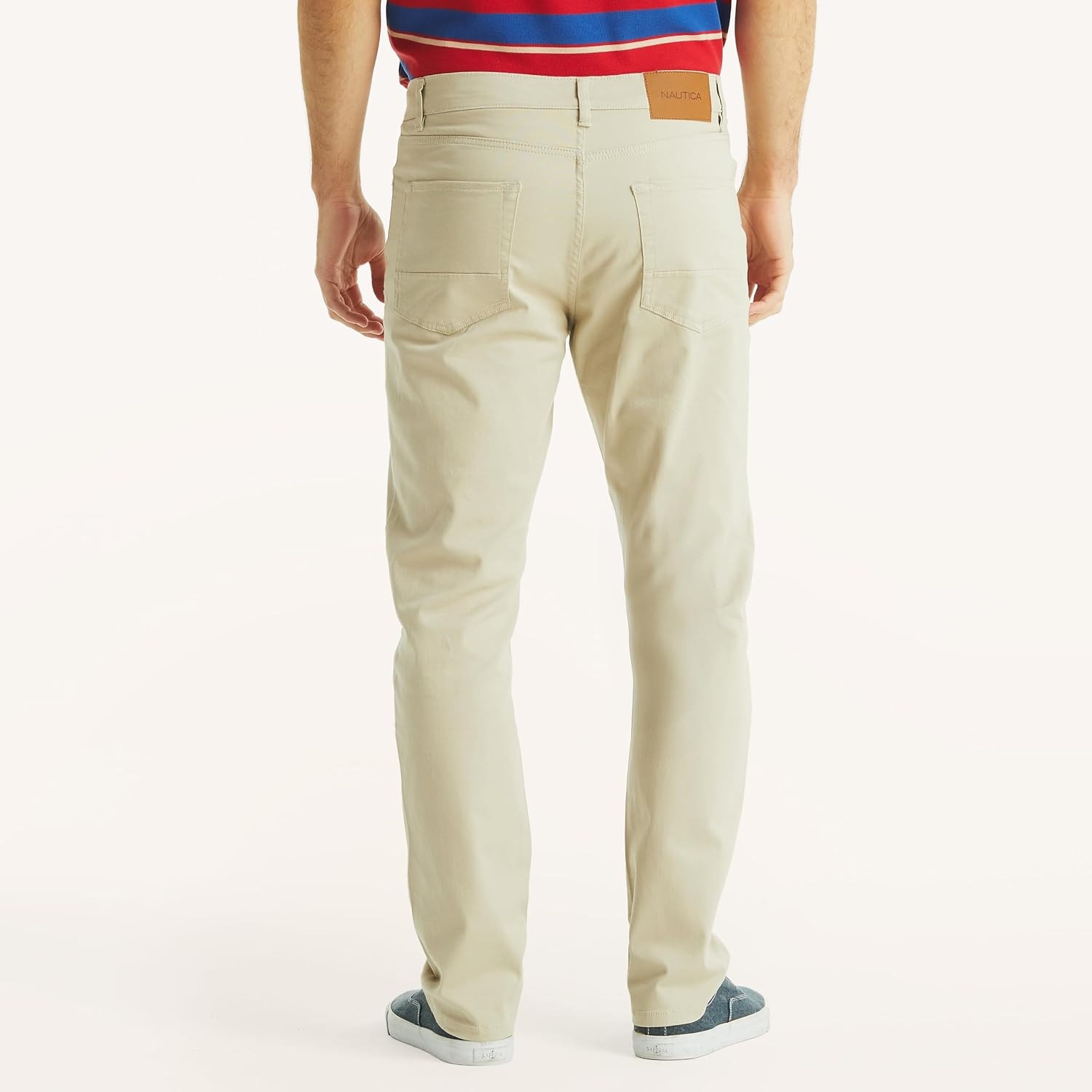 image:imageNautica Mens Straight Fit Stretch Performance PantTrue Stone