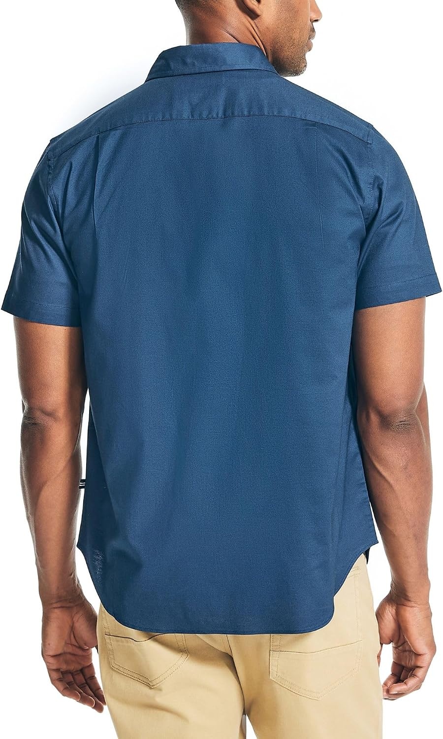 image:imageNautica Mens Short Sleeve Oxford Button Up ShirtNavy