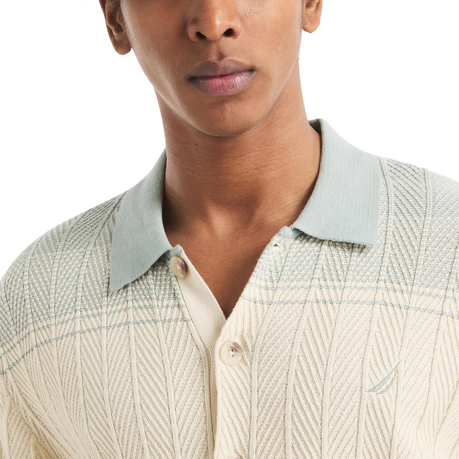 image:imageNautica Mens Textured SweaterSail White