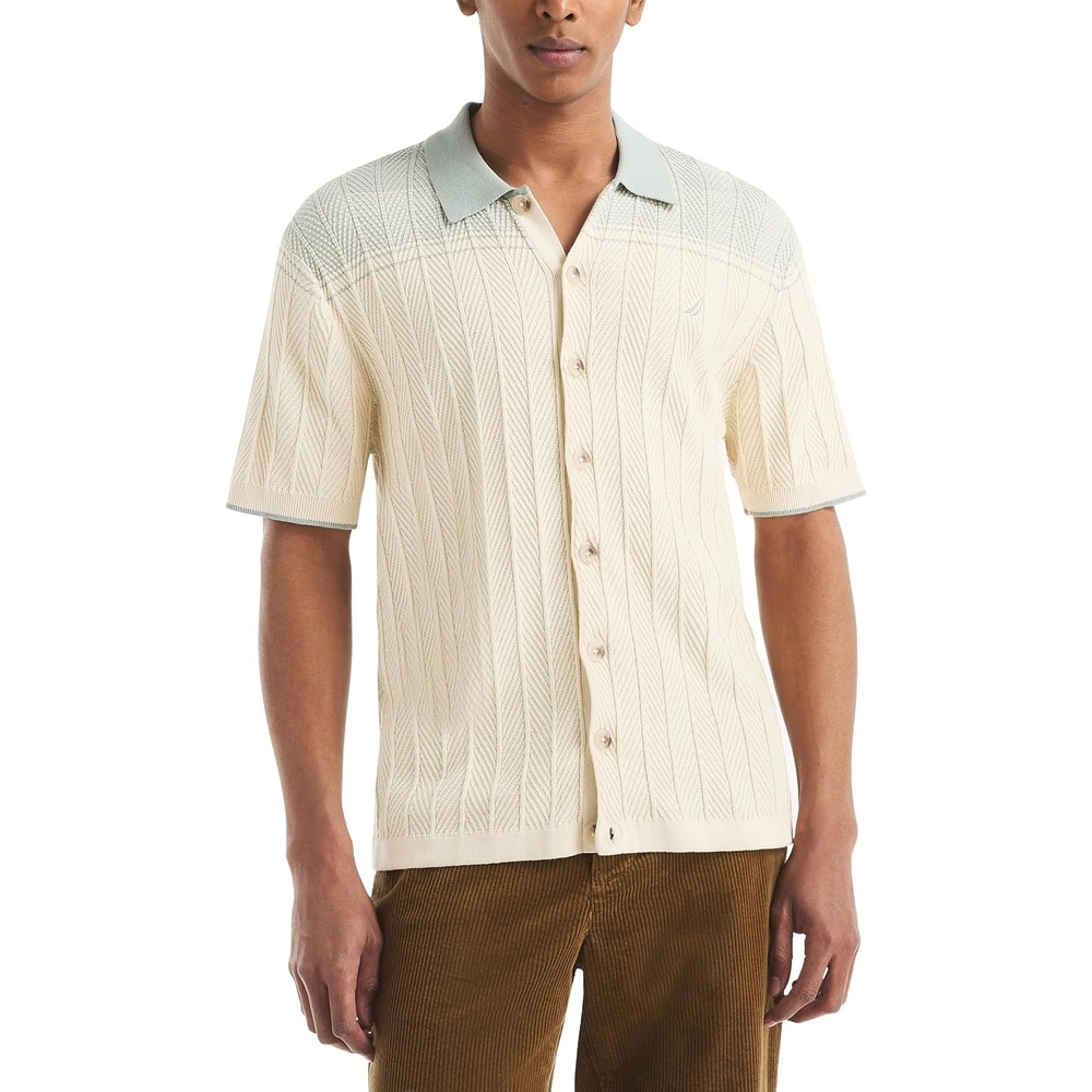 image:imageNautica Mens Textured SweaterSail White