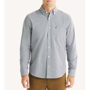 Nautica Men’s Long-Sleeve Plaid Wear-to-Work Shirt