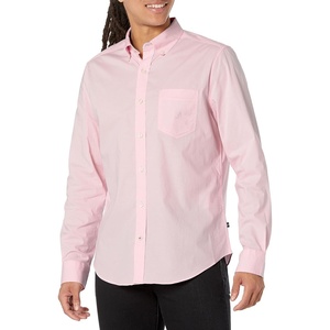 Nautica Men’s Nautica Classic Fit Stretch Cotton Shirt(Pale Orchid)