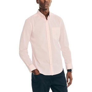 Nautica Men’s Nautica Sustainably Crafted Gingham Plaid Shirt(Pale Orchid)
